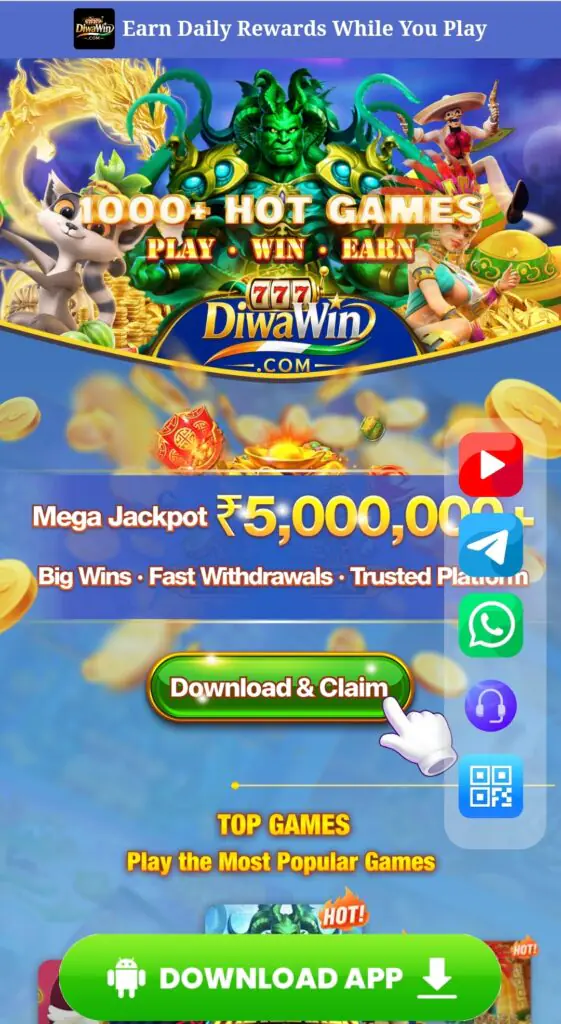 Diwa Win App – ₹105 Bonus Download 4 Diwa Win APK Download